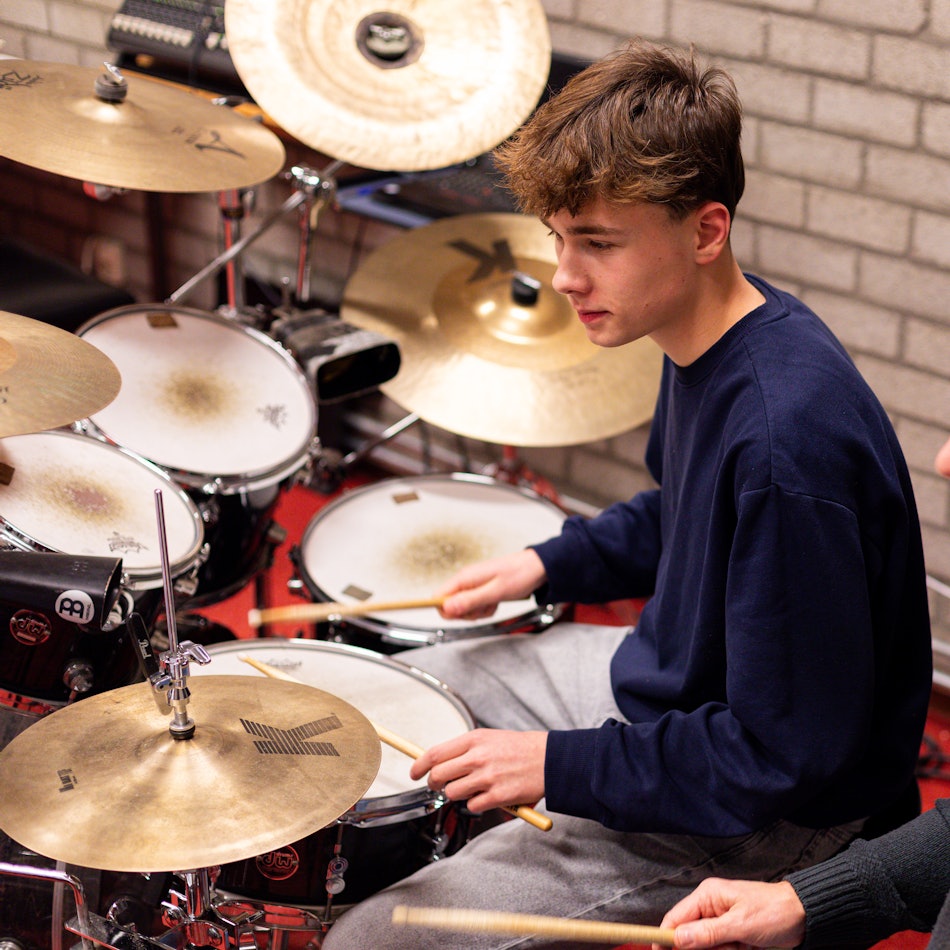 Placeholder for WEB 250122 Slagwerk en drums 01 Nicky Caspers Boeren