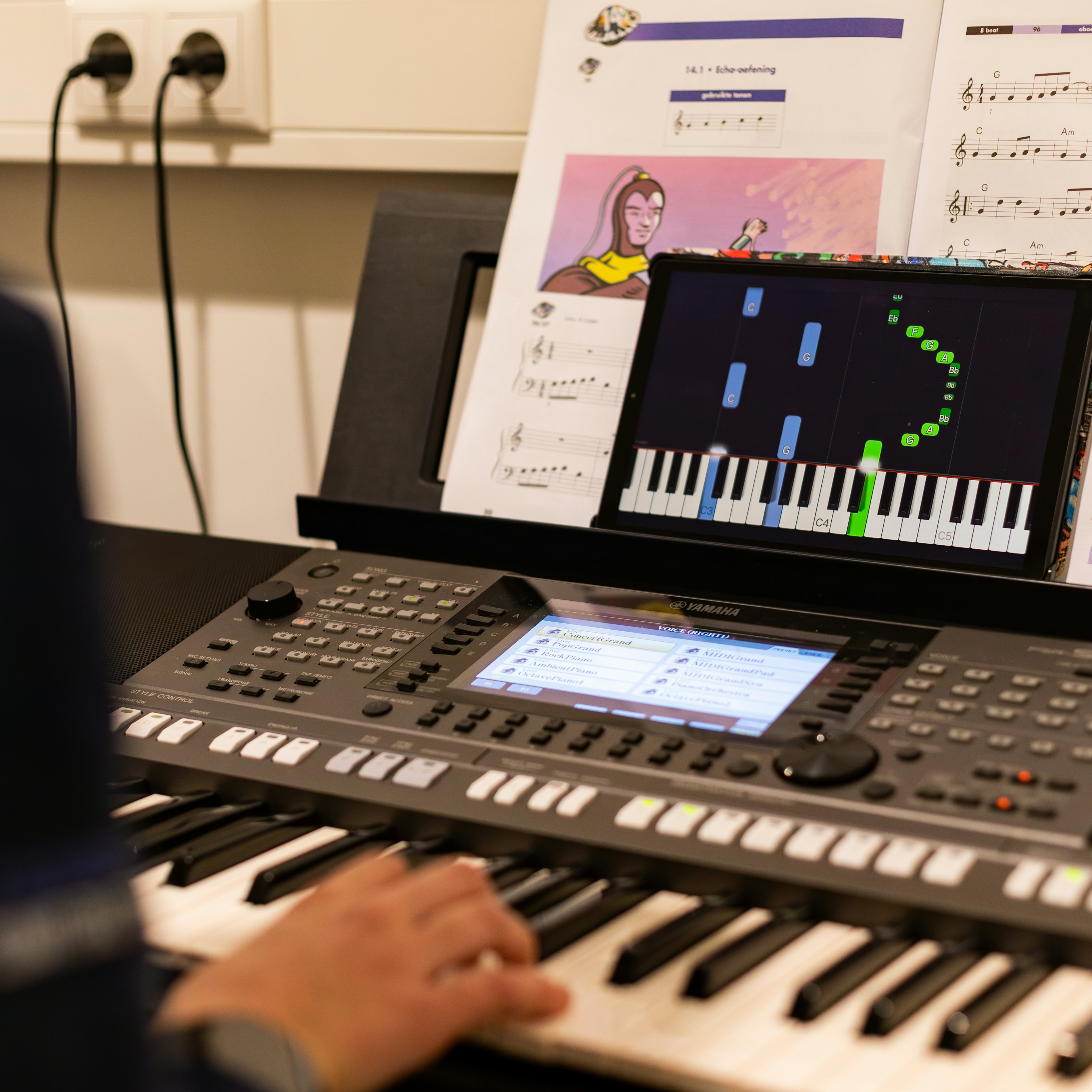 WEB 250128 keyboard jeugd 01 Nicky Caspers Boeren