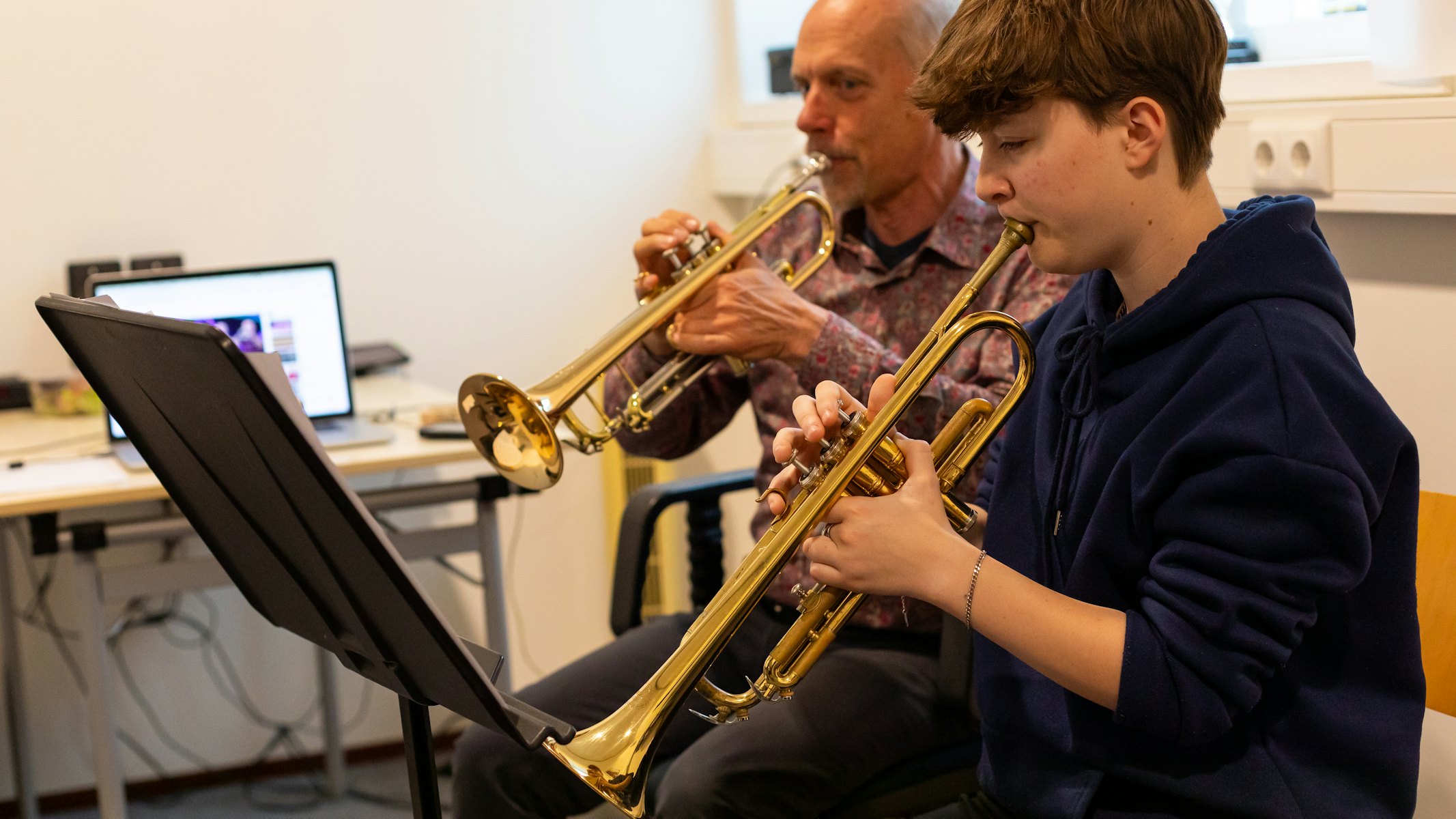 WEB 250507 cursus trompet jeugd 01 Nicky Caspers Boeren