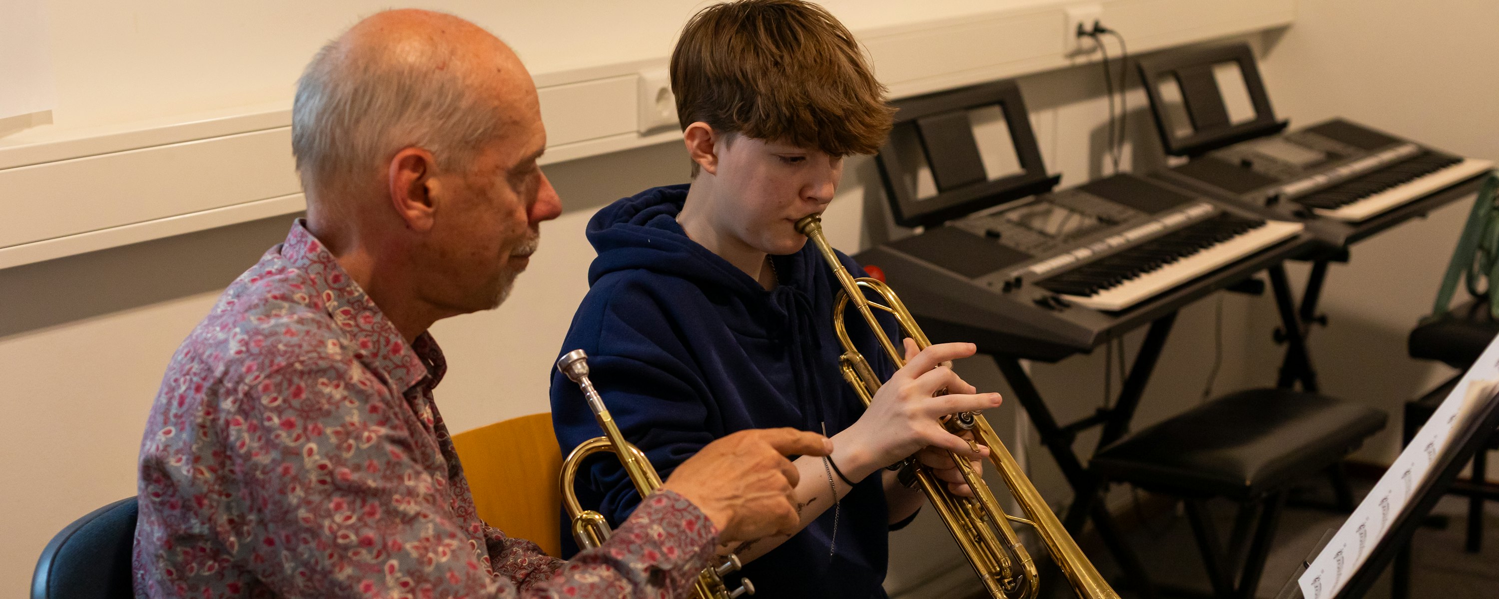WEB 250507 cursus trompet jeugd 02 Nicky Caspers Boeren