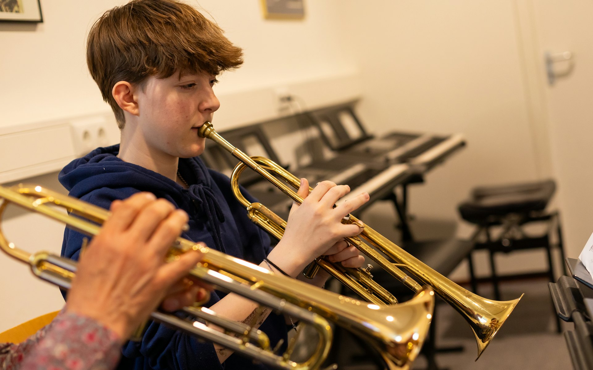 WEB 250507 cursus trompet jeugd 03 Nicky Caspers Boeren