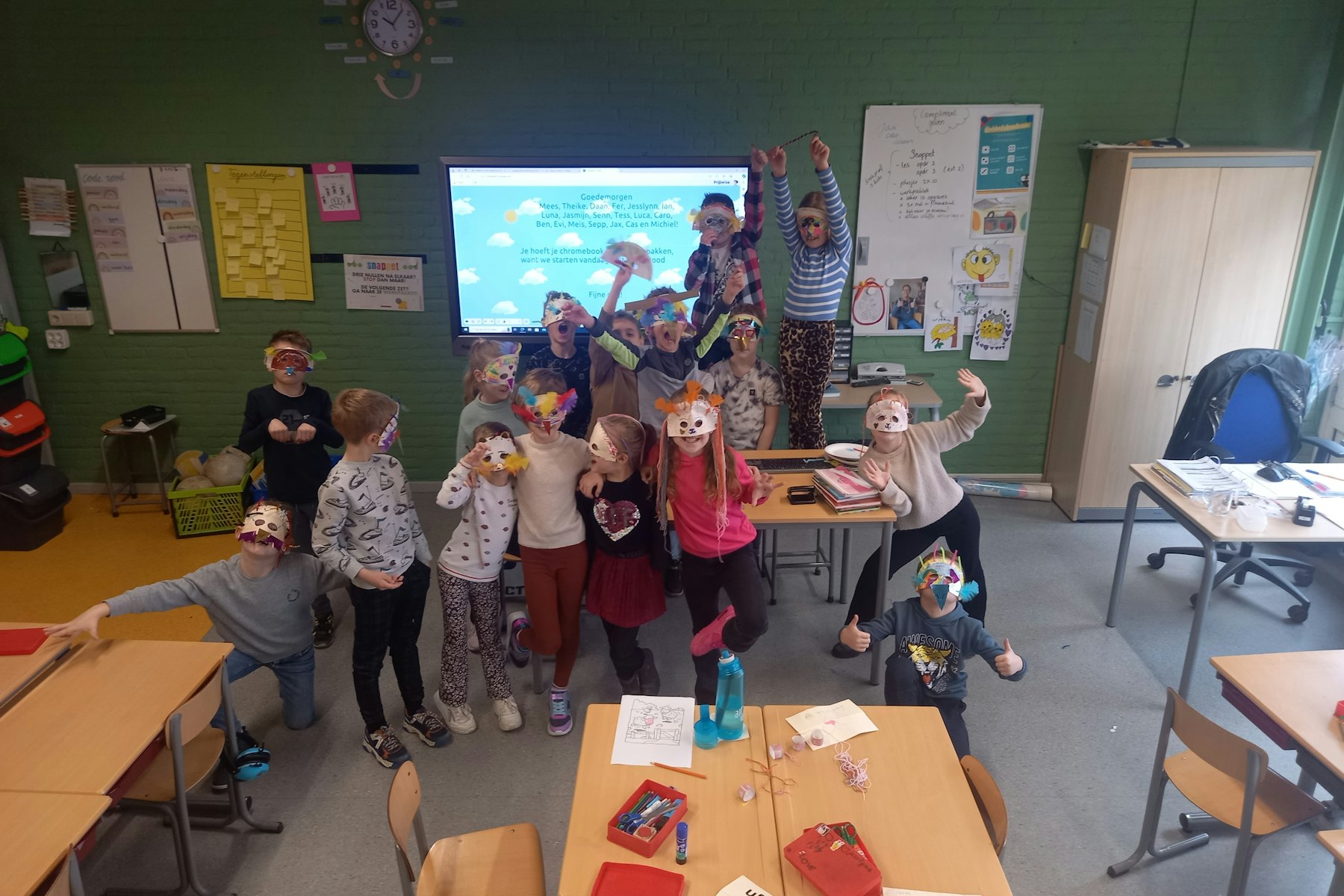 Groepsfoto pilotgroep welk dier benjij